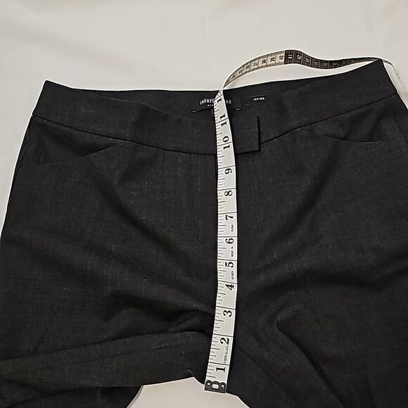 Lafayette 148 Irving stretch wool pants black size 4 - Picture 3 of 10